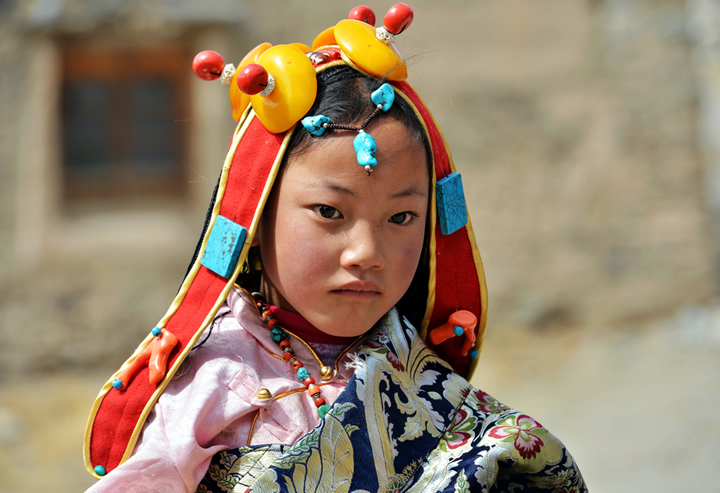 チベットの子供の表情・笑顔(图3)