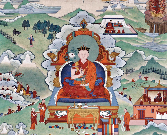 チベット タンカ（仏画）(图2)