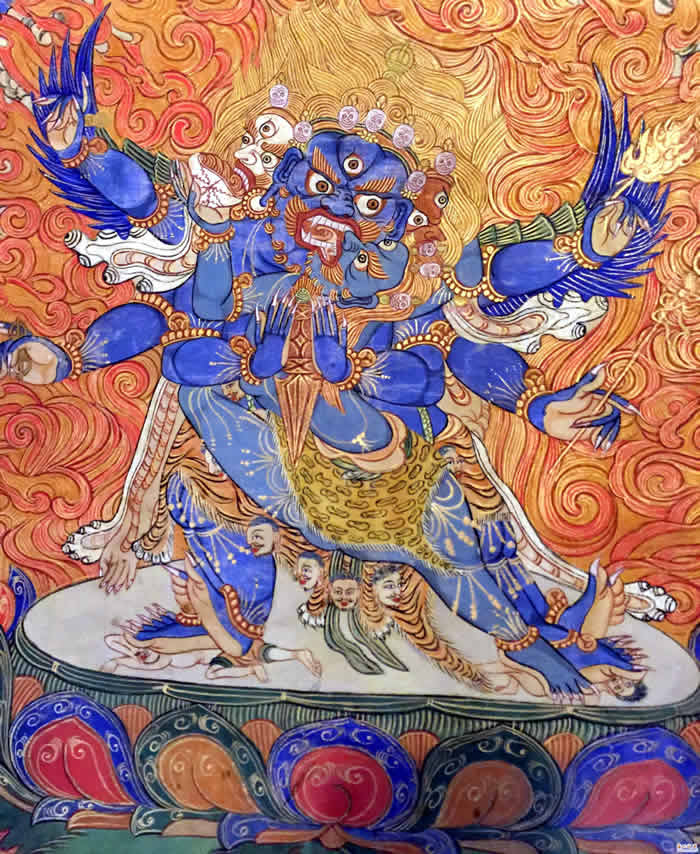 チベット タンカ（仏画）(图3)